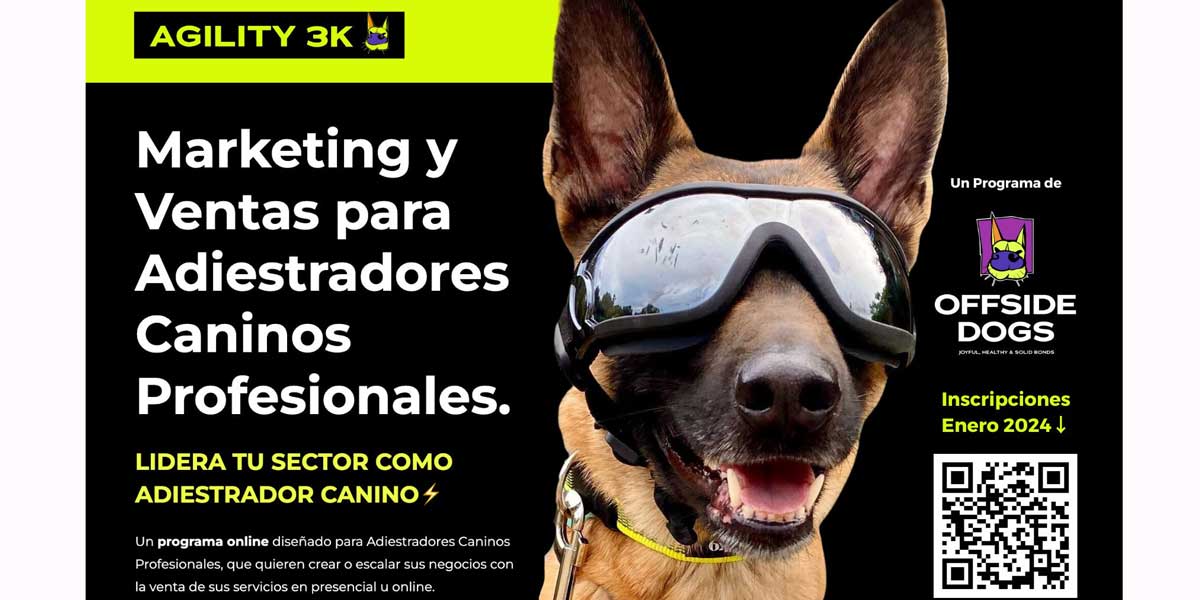 AGILITY 3K Marketing y Ventas Adiestradores by Offside Dogs 3